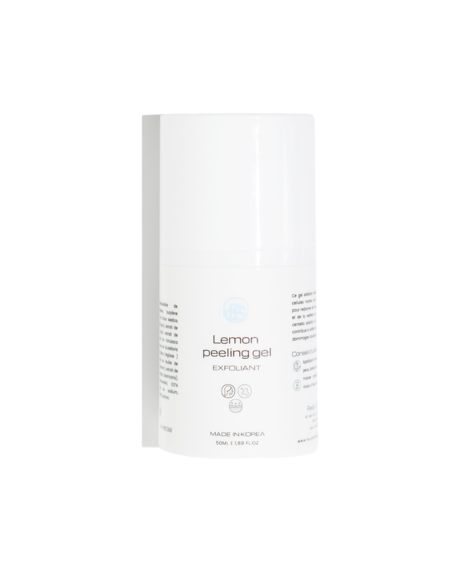 Lemon peeling gel