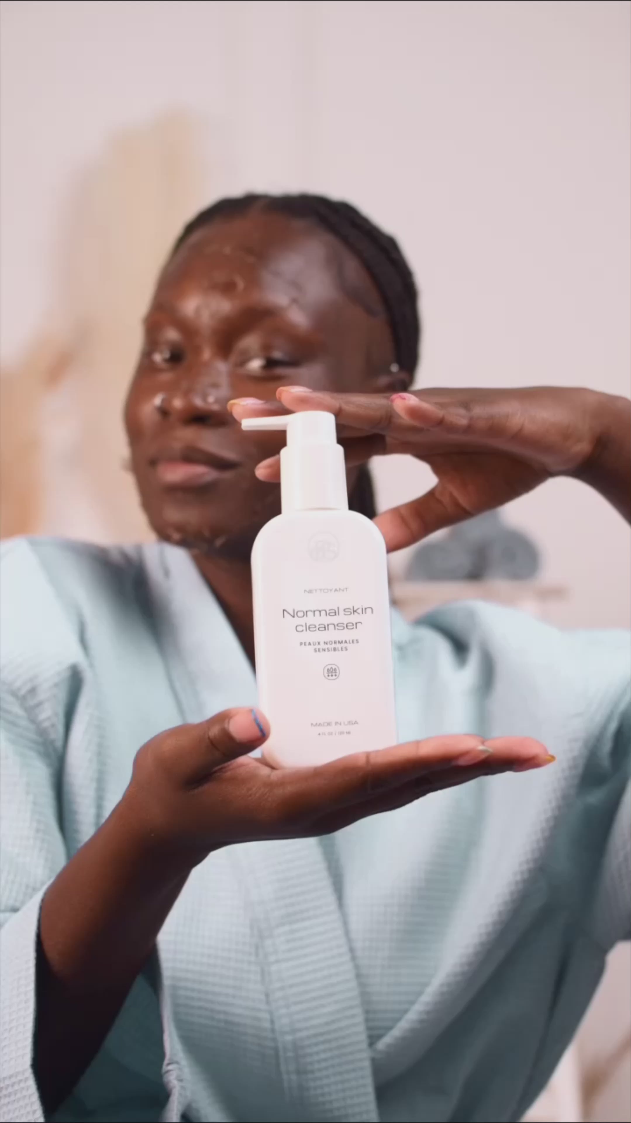 Normal skin cleanser
